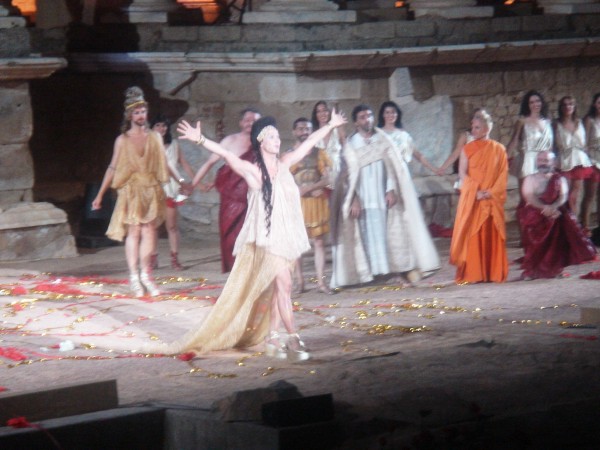 Teatro romano,representación Lisístrata_Mérida 054